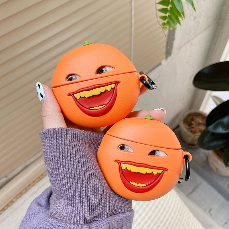 Annoying Orange Premium AirPods Case Shock Proof Cover