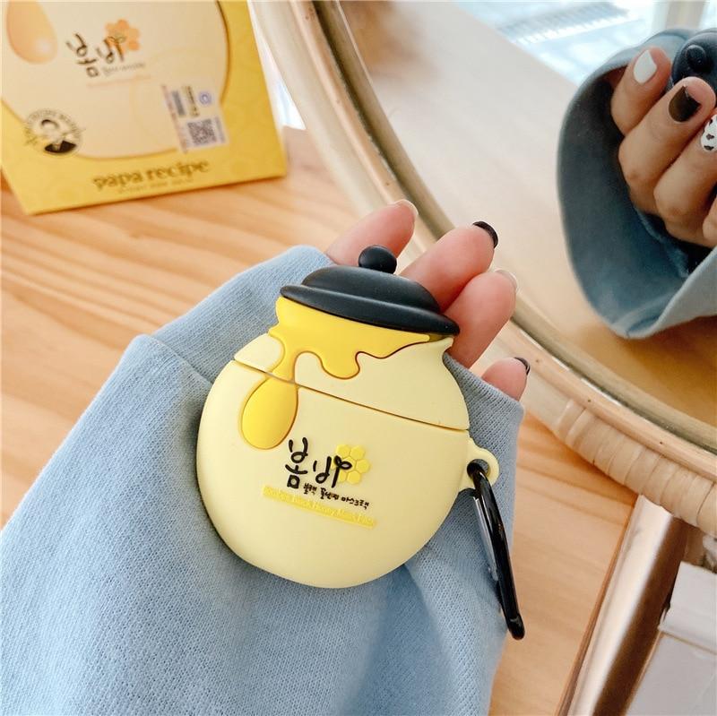 Japanese Honey Pot Premium AirPods Case Shock Proof Cover