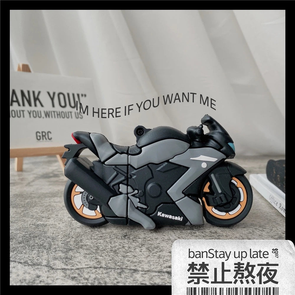 Kawasaki Motorcycle AirPods Case Shock Proof Cover