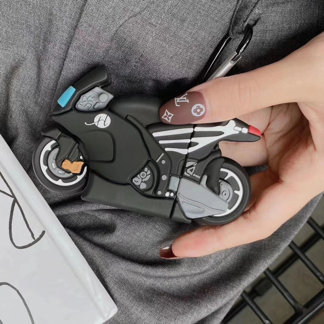 Luxury Motorcycle AirPods Case Shock Proof Cover