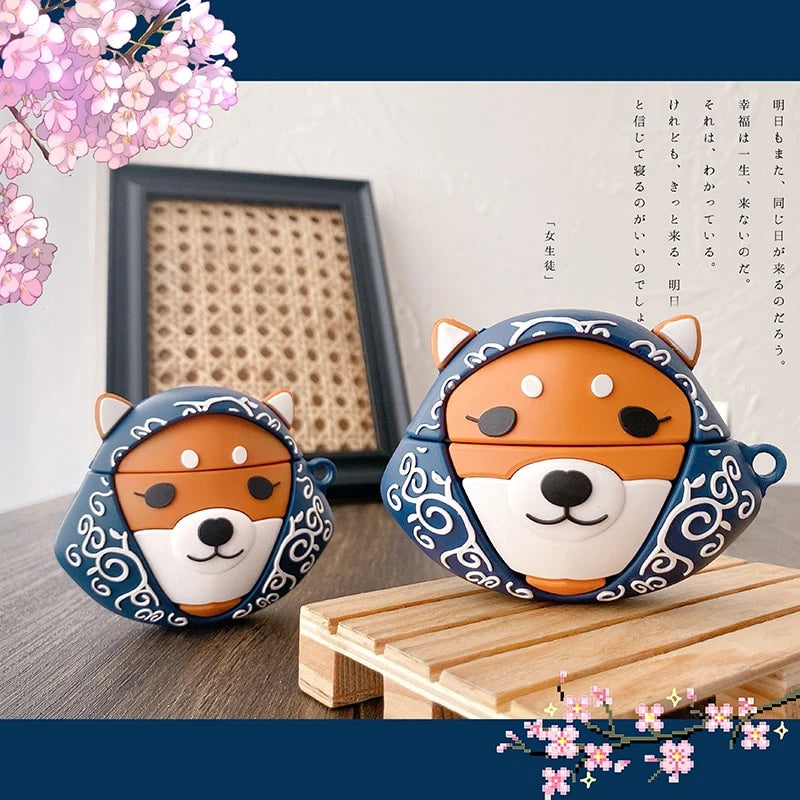 Cute Japanese Shiba Premium AirPods Pro Case Shock Proof Cover