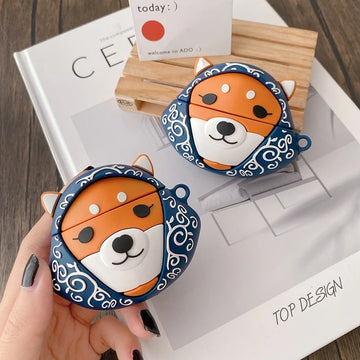 Cute Japanese Shiba Premium AirPods Pro Case Shock Proof Cover