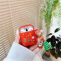 Cute Silicone Christmas AirPods Case Shock Proof Cover