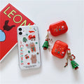 Cute Silicone Christmas AirPods Case Shock Proof Cover