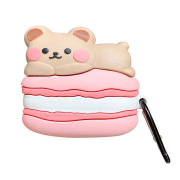 Cute Macaroon Bear Premium AirPods Pro Case Shock Proof Cover