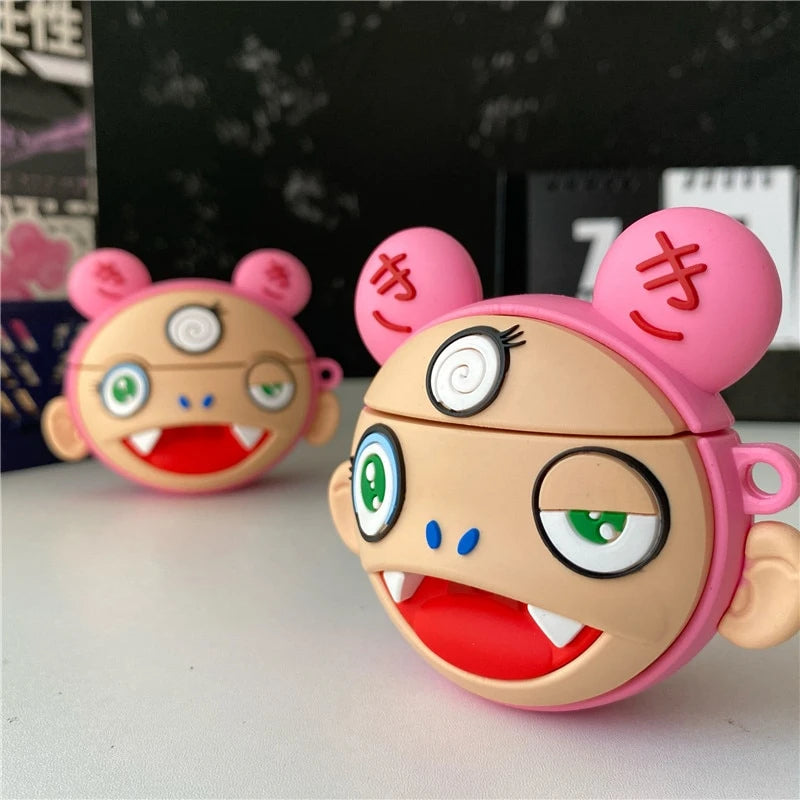 Takashi Murakami 'Kiki | 2.0' Premium AirPods Pro Case Shock Proof Cover