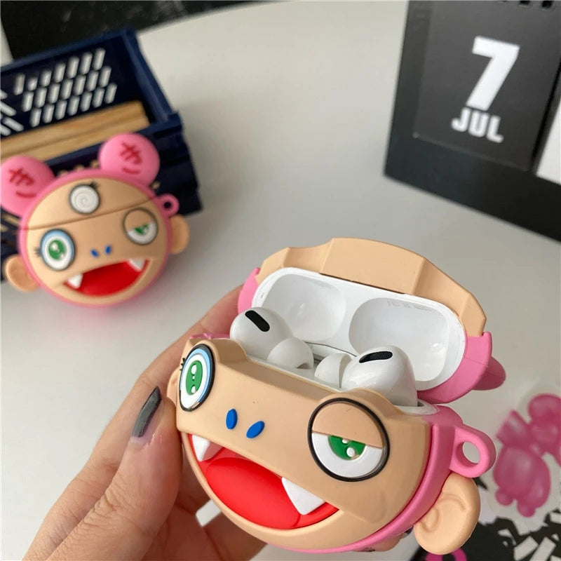 Takashi Murakami 'Kiki | 2.0' Premium AirPods Pro Case Shock Proof Cover