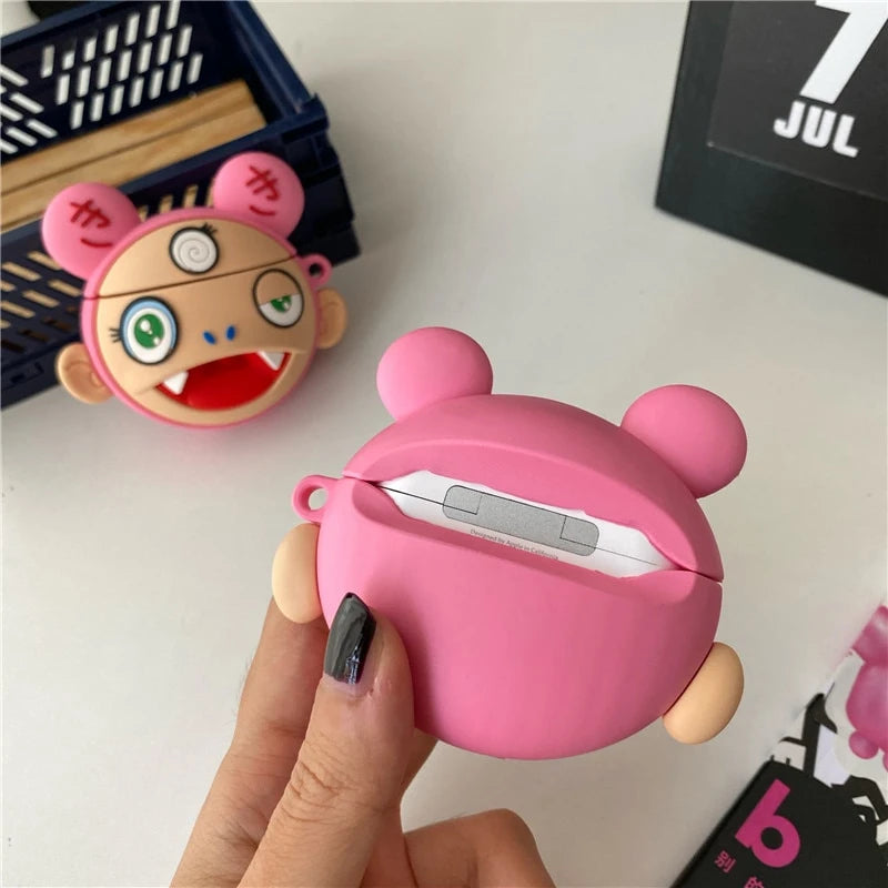 Takashi Murakami 'Kiki | 2.0' Premium AirPods Case Shock Proof Cover