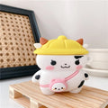 Cute Hard Hat Cow Premium AirPods Case Shock Proof Cover