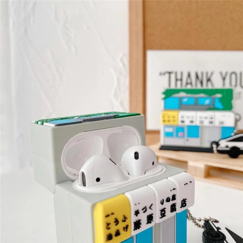 Initial D 'Tofu Shop' Premium AirPods Case Shock Proof Cover