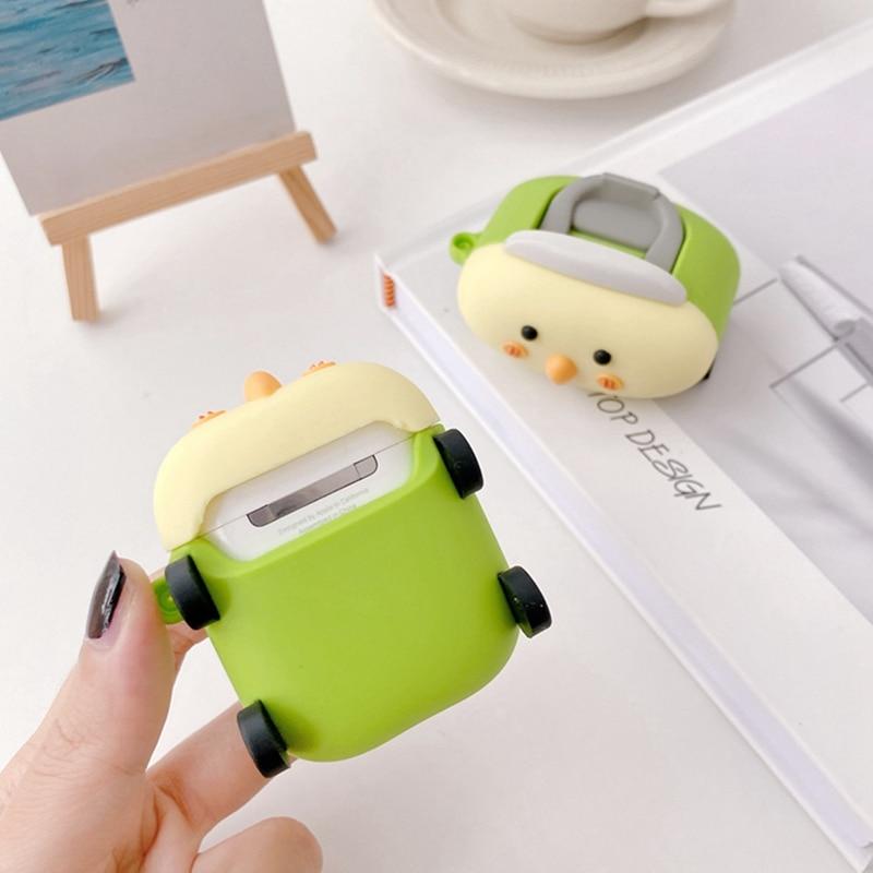 Cute Cartoon Toy Car Premium AirPods Case Shock Proof Cover