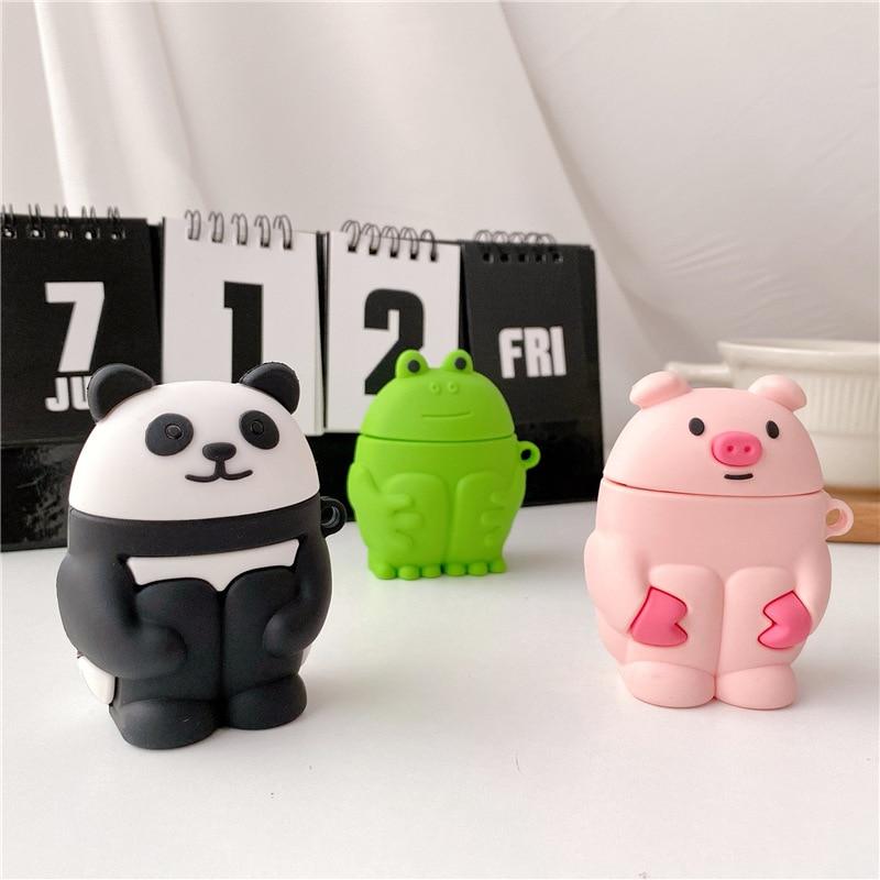 Cute Panda 'Hugging Knees' Premium AirPods Pro Case Shock Proof Cover