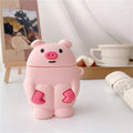 Cute Pig 'Huggings Knees' Premium AirPods Case Shock Proof Cover