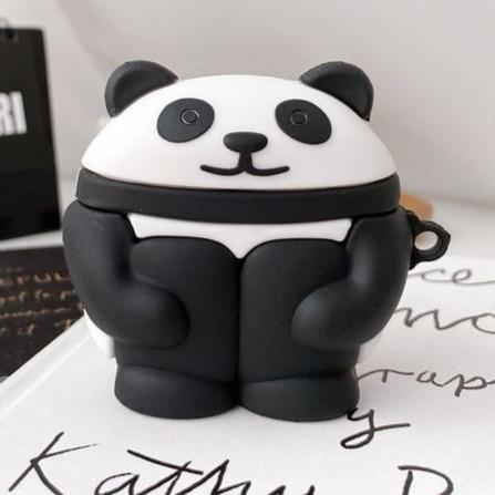 Cute Panda 'Hugging Knees' Premium AirPods Pro Case Shock Proof Cover