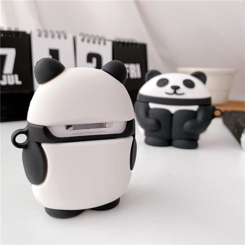 Cute Panda 'Hugging Knees' Premium AirPods Pro Case Shock Proof Cover