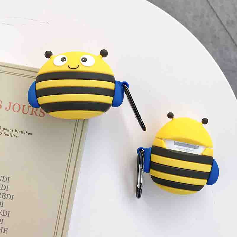 Cute Wacky Bumblebee Premium AirPods Case Shock Proof Cover