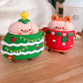 Cute Christmas Tree Pig Premium AirPods Pro Case Shock Proof Cover