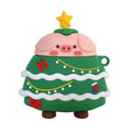 Cute Christmas Tree Pig Premium AirPods Case Shock Proof Cover