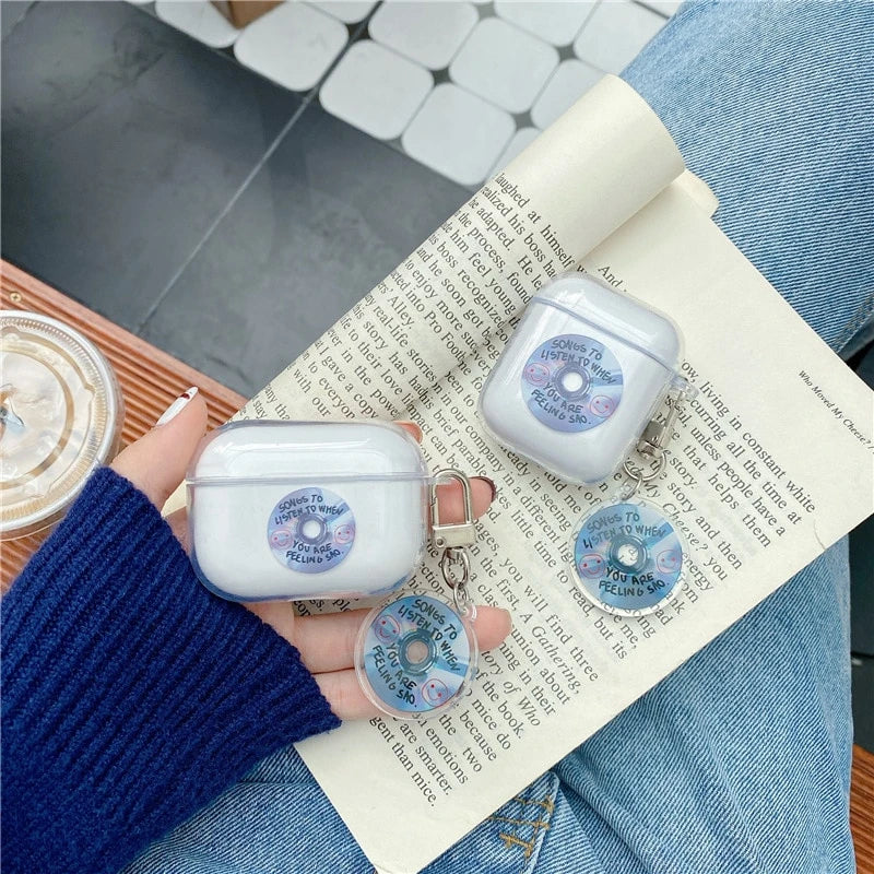 Clear Acrylic 'Sad Songs' AirPods Pro Case Shock Proof Cover