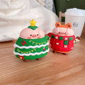 Cute Christmas Tree Pig Premium AirPods Pro Case Shock Proof Cover