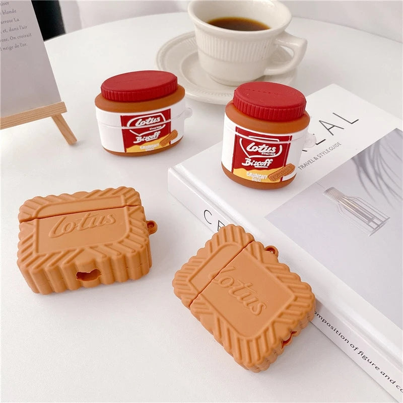 Lotus Caramel Cookie Premium AirPods Pro Case Shock Proof Cover