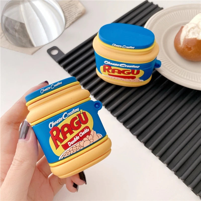 Ragu Cheese Sauce Premium AirPods Case Shock Proof Cover