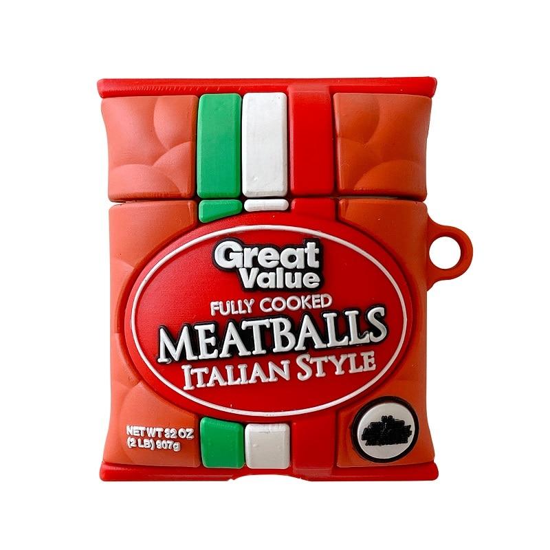 Italian Meatballs Premium AirPods Case Shock Proof Cover