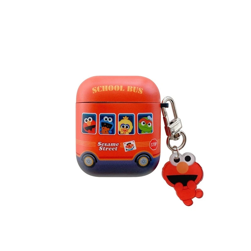 Sesame Street Bus AirPods Case Shock Proof Cover