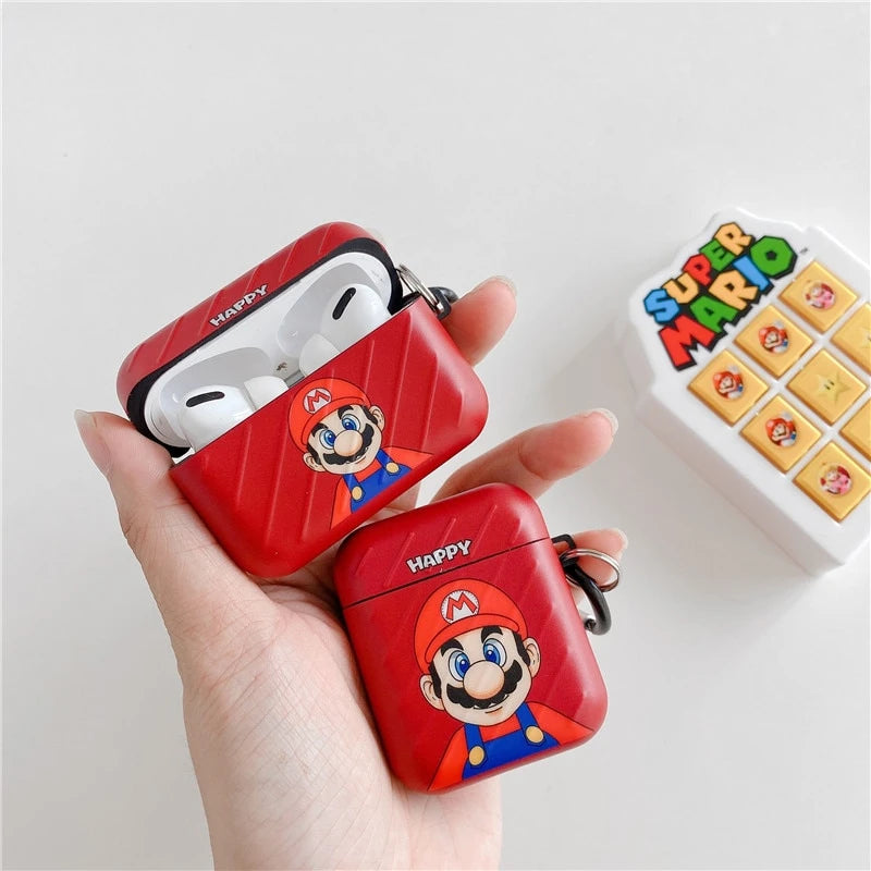 Super Mario Bros 'Kawaii Mario' AirPods Pro Case Shock Proof Cover