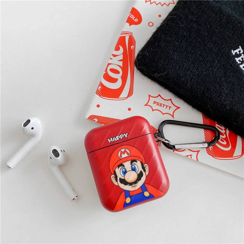 Super Mario Bros 'Kawaii Mario' AirPods Case Shock Proof Cover