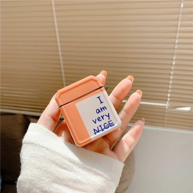 Cute 'I Am Very Nice' AirPods Case Shock Proof Cover