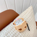 Cute Round Cow Premium AirPods Case Shock Proof Cover