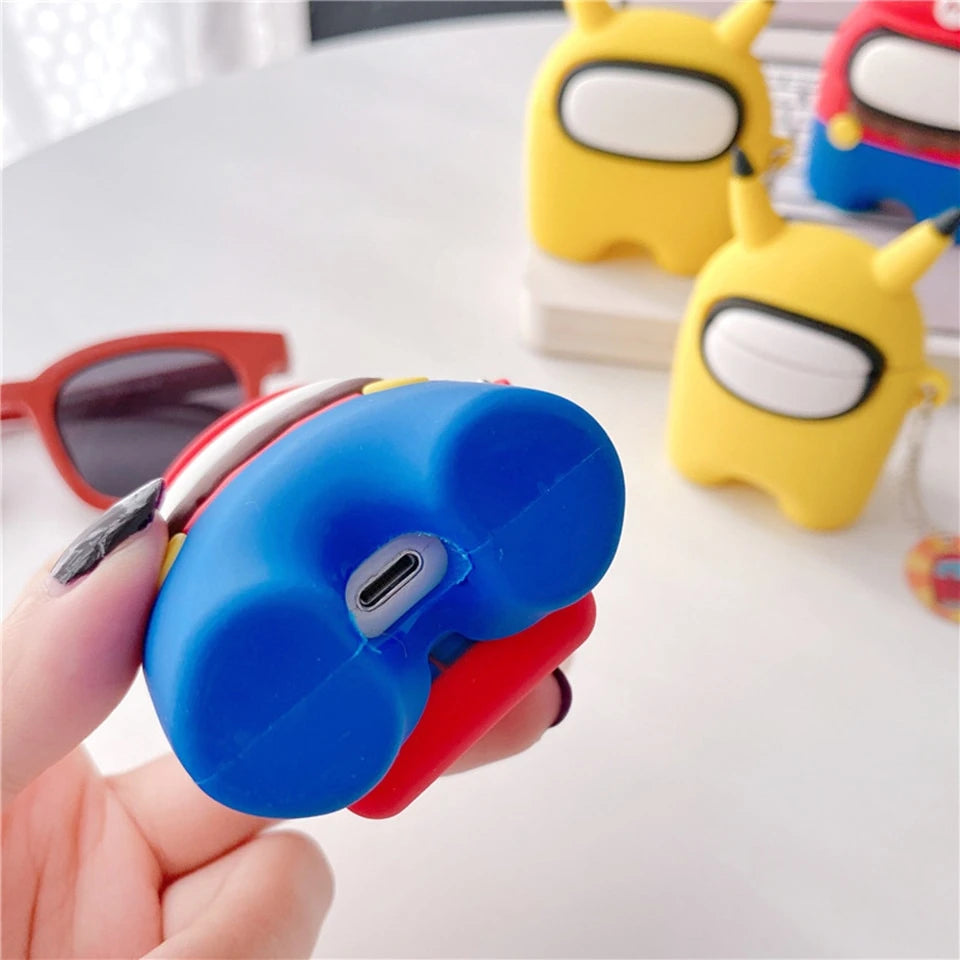 Among Us 'Super Mario' Premium AirPods Pro Case Shock Proof Cover