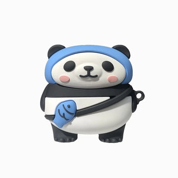 Cute Panda with Fish Bag Premium AirPods Pro Case Shock Proof Cover