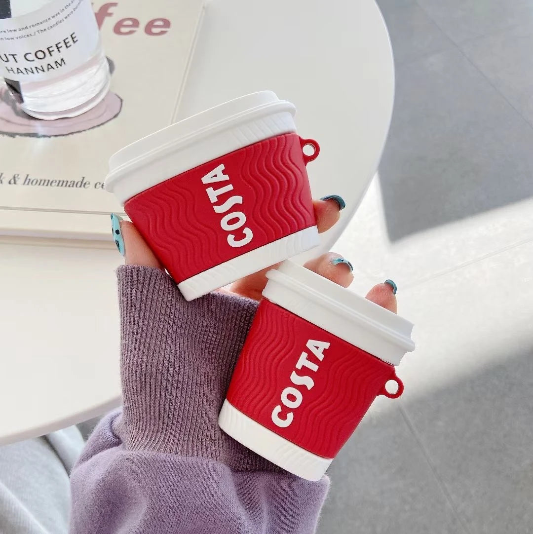 Costa Coffee Premium AirPods Case Shock Proof Cover