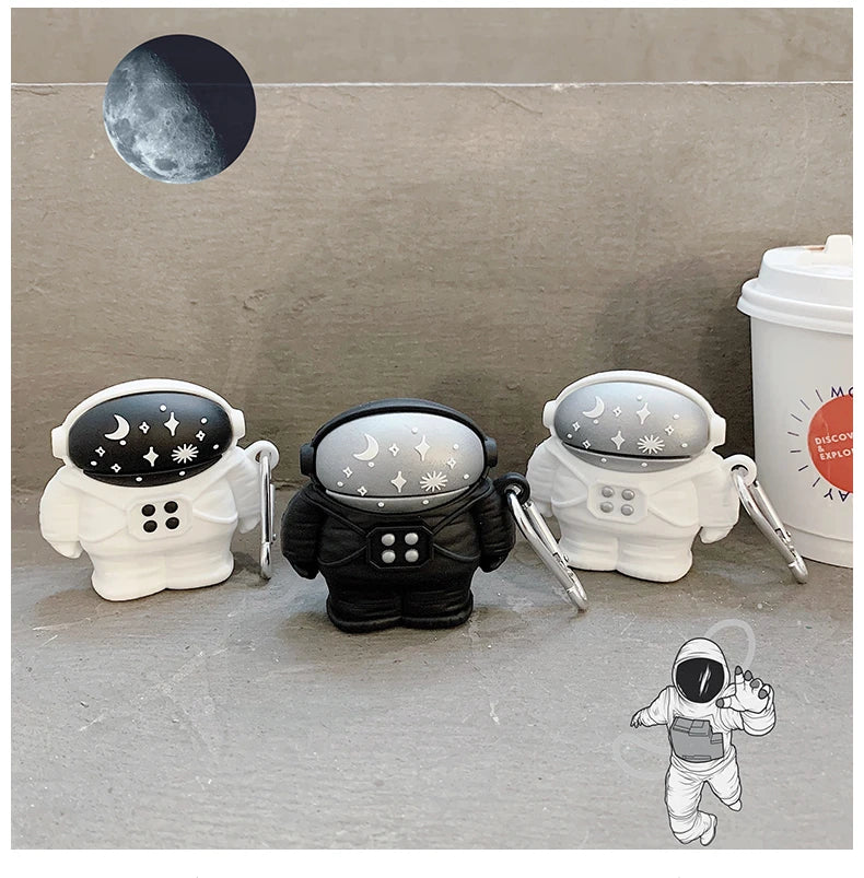 Cute Astronaut Premium AirPods Case Shock Proof Cover