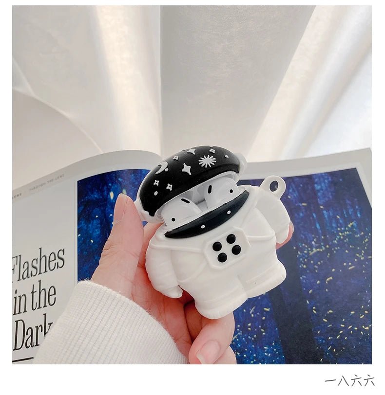 Cute Astronaut Premium AirPods Case Shock Proof Cover