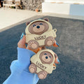 Cute Lucky Teddy Bear Premium AirPods Pro Case Shock Proof Cover