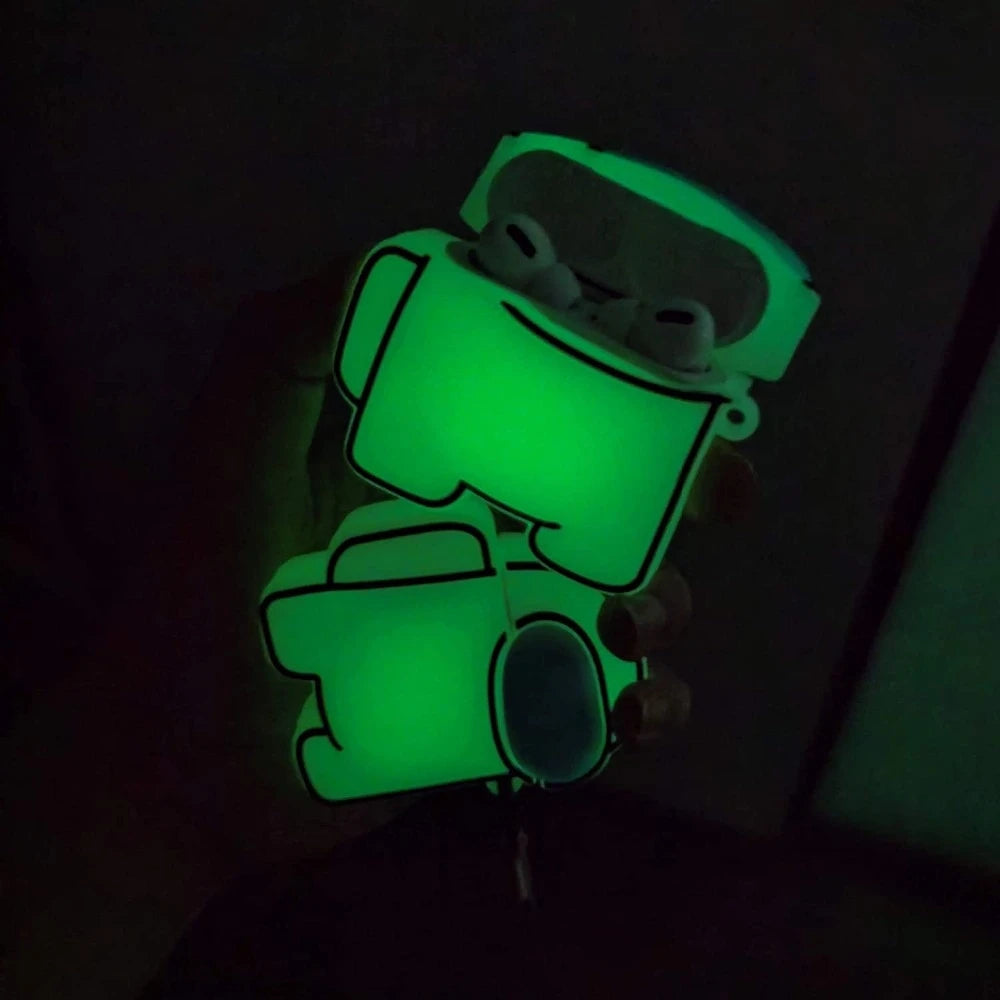 Among Us Luminous AirPods Pro Case Shock Proof Cover