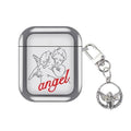 Angel Silver Plated AirPods Case Shock Proof Cover