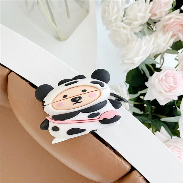 Cute Backpack Cow Premium AirPods Pro Case Shock Proof Cover