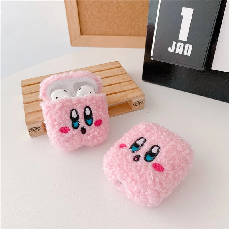 Plush Kirby AirPods Case Shock Proof Cover