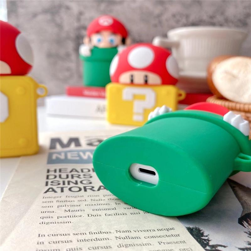 Super Mario Bros 'Warp Pipe' Premium AirPods Case Shock Proof Cover