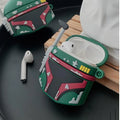 Star Wars 'Boba Fett Helmet' Premium AirPods Case Shock Proof Cover