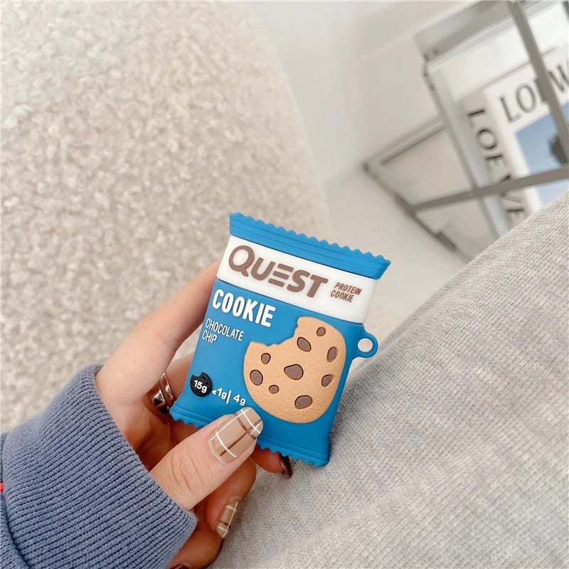 Quest Cookie Bar Premium AirPods Case Shock Proof Cover