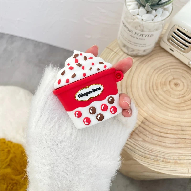 Häagen-Dazs Christmas Cone Premium AirPods Pro Case Shock Proof Cover