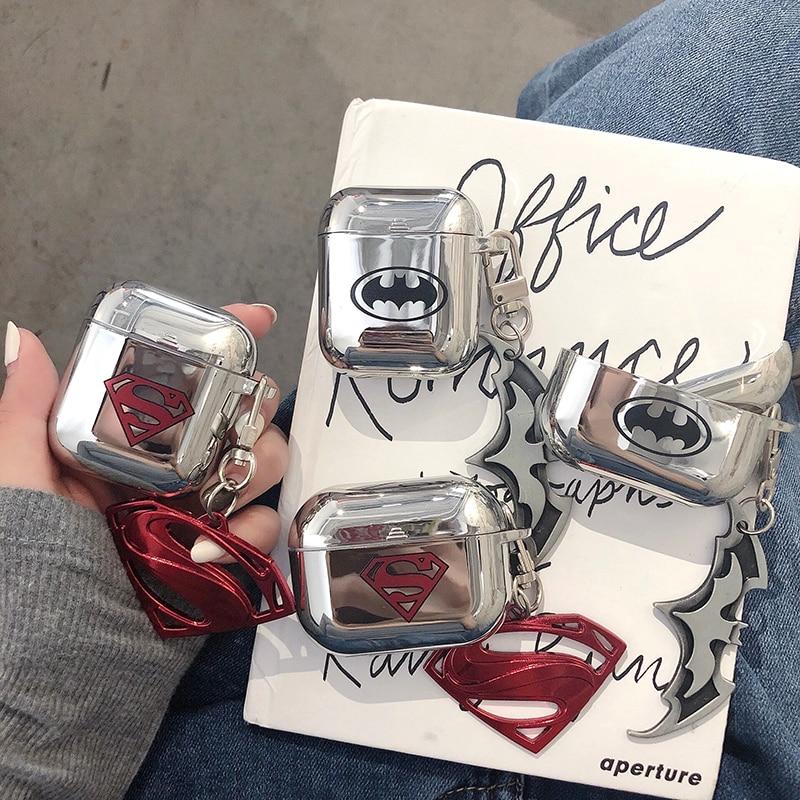 Superman Steel Plated AirPods Case Shock Proof Cover