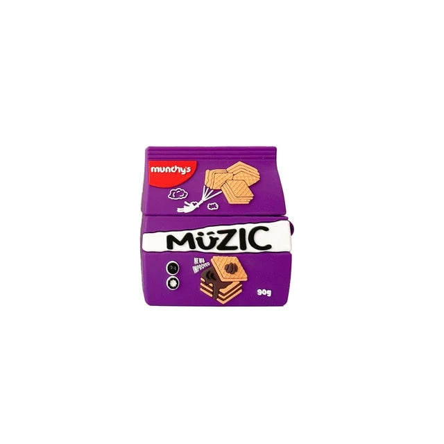 Munchy's Muzic Chocolate Biscuit Premium AirPods Pro Case Shock Proof Cover