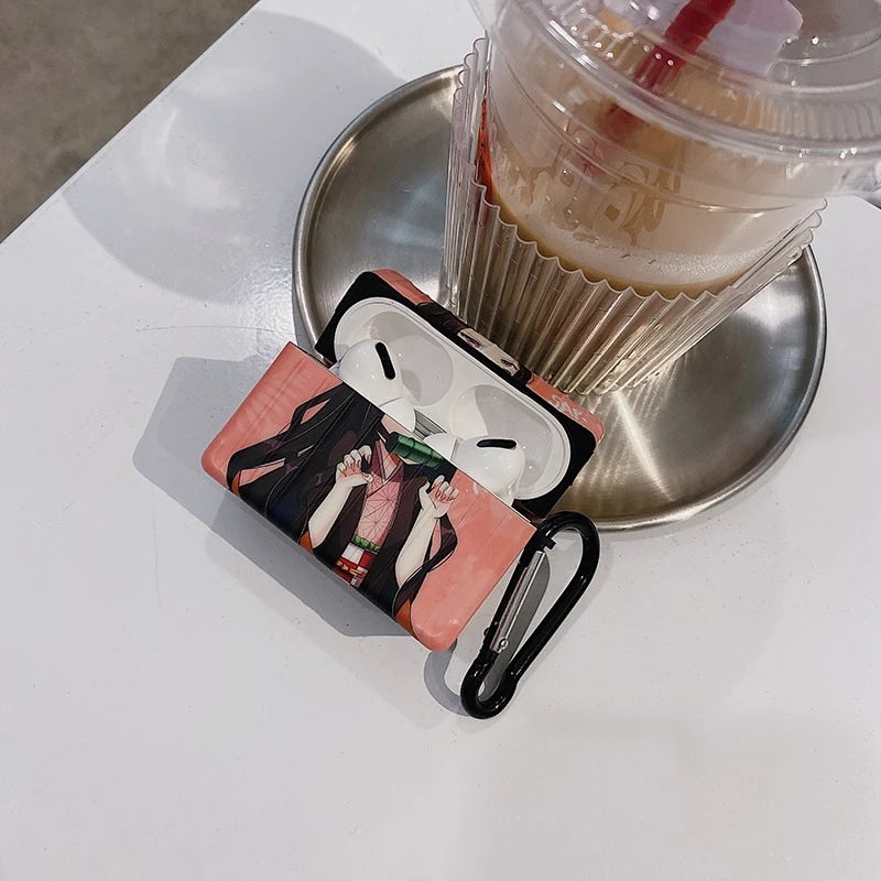 Demon Slayer 'Modular | Tanjiro | Nezuko' AirPods Pro Case Shock Proof Cover