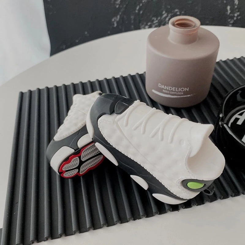 Basketball Sneaker 'Panda | Jump' AirPods Case Shock Proof Cover